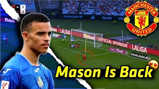 MASON GREENWOOD First Goal For Getafe [upl. by Candless227]