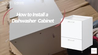 🛠How to Install a Dishwasher Cabinet [upl. by Asiek]