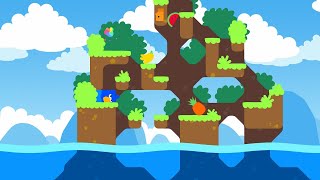 Snakebird Complete Gameplay 🐦 Nintendo Switch  Clever puzzler [upl. by Ayatal]