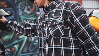 Armored Flannel Protective Riding Shirt  LeatherUp Motorcycle Gear Review [upl. by Adaran]