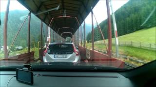 Car train from Bahnhof Böckstein to Mallnitz Obervellach [upl. by Westberg232]