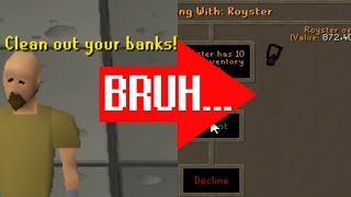 Taking Players Junk for 10 HOURS OSRS Challenge [upl. by Chader]