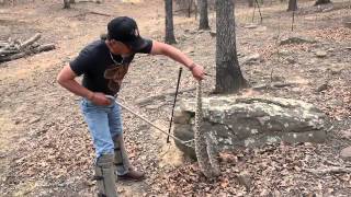 Catching and Bagging 6foot Rattlesnake [upl. by Nosnehpets8]