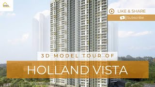 Exploring HDB BTO Holland Vista in 3D Sales Launch June 2024 [upl. by Nryhtak]