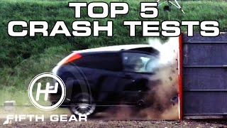 Top 5 Crash Tests  Fifth Gear [upl. by Siron]