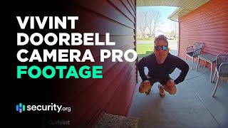 Vivint Doorbell Camera Pro Gen 2  Sample Recordings [upl. by Eeliab51]