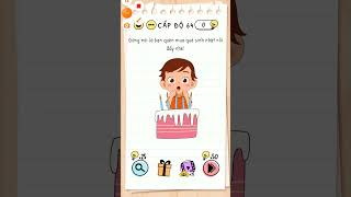 Brain Test level 64  shorts games gameplay video xuhuong thinhhanh [upl. by Matt]