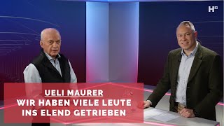 Ueli Maurer «Wir haben viele Leute ins Elend getrieben» [upl. by Luci]