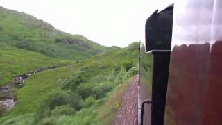 45231 Departing Glenfinnan amp Climbing Beasdale Bank [upl. by Meaghan]