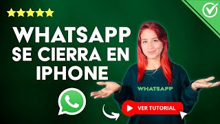 Mi WHATSAPP SE CIERRA no Funciona en iPhone ðŸ“± No Puedo Abrir WhatsApp en IOS ðŸ“± [upl. by Senecal939]