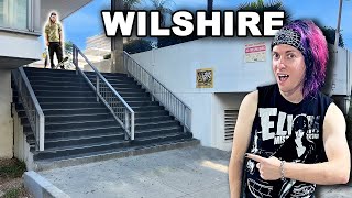 Skating the Wilshire 15 and 10 Stair in 2023  Spot History Ep 9 [upl. by Bundy681]