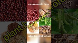 plant based protein shorts feed  youtube shortsweightlossdiet facts weightlossprogram clip [upl. by Cornwall]