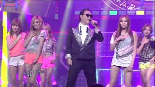 PSY  GANGNAM STYLE ft Hyuna Kara SISTAR Official 1080p LIVE [upl. by Araiek726]