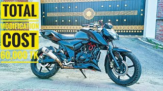 60000Tk Modification এরপর কেমন Performance পেলাম  TVS RTR 4V [upl. by Atsed912]