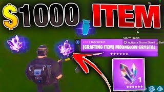 This SUPER RARE Item is Worth 1000  MOST Expensive Items  Fortnite Save the World [upl. by Gustin424]