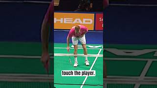 When the Umpire is unprofessional 🤬badminton youtube youtubeshorts [upl. by Melena409]