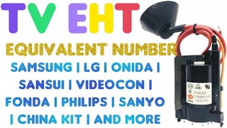 TV EHT EQUIVALENT NUMBER  EHT NUMBER KEISE PTA KRE [upl. by Ecinue]