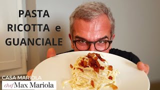 PASTA alla PECORARA alla romana con RICOTTA e GUANCIALE  Ricetta di Chef Max Mariola [upl. by Eoz877]