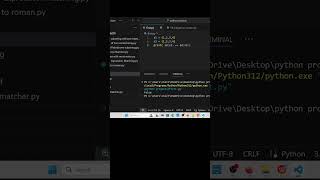 Python coding challenge348shorts shortsfeed shortvideo shortsvideo python coding short ai [upl. by Nyladnewg229]