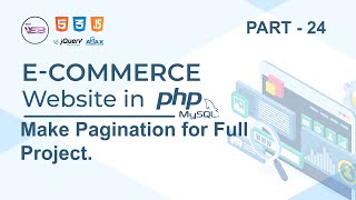 part 24 make and set pagination in your ecommerce website using php and PDO [upl. by Adniles578]