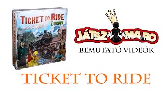 Ticket to Ride Europe bemutató [upl. by Alyaj]