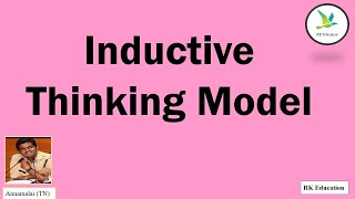 inductive thinking model [upl. by Furiya900]