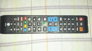 controle remoto compatível com tv lcd smart tv samsung [upl. by Ytirehc474]