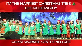 quot Im the happiest Christmas Tree quot 🎄✨️🤶⭐️  Sunday School Kids  Christ Worship Centre Nellore [upl. by Wellington]