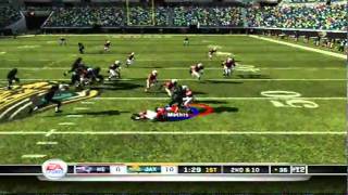 Madden NFL 11  Online Gameplay Highlights  Jacksonville Jaguars [upl. by Noraj]