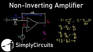 Non Inverting Amplifier  Analyzed [upl. by Akemahc]