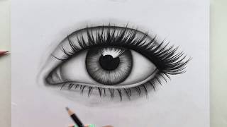 How to Draw a Realistic Eye [upl. by Knutson953]