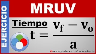 MRUV Ejercicio resuelto de Aceleración y Distancia 1 [upl. by Epotimet]