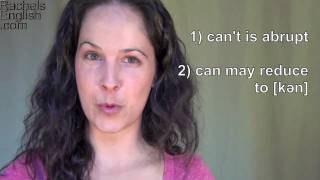 How to Pronounce Can vs Cant  American English Accent [upl. by Ainez]