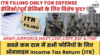 SIMPLYFY ITR FILLING FOR DEFENSE PERSONNELULTIMATE GUIDE TO DEFENSE ITR FILING itrreturn itr [upl. by Norse]