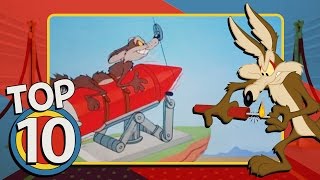 Looney Tunes  Wile E Coyotes Top 10 Fails [upl. by Rehportsirhc360]