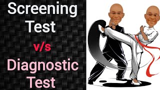 Difference between Screening Test and Diagnostic Test  PSM lectures  Community Medicine lecture [upl. by Olin]