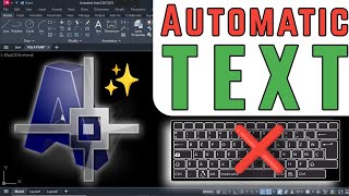 quotAuto Text AutoCAD LISP  Best CAD Tutorialsquot [upl. by Ainegul]