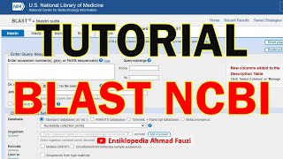 Tutorial Cara Melakukan BLAST NCBI Basic Local Alignment Search Tool [upl. by Olsson708]