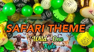 Safari themed birthday party 500 peso budget DIY [upl. by Sanderson28]