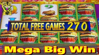 ★MEGA BIG WIN  Which would you Choose 270 FG or 54 Super FG ★LION FESTIVAL Slot Konami ☆栗スロ [upl. by Eldrida]