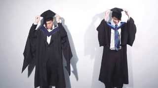 Academic Dress for Graduation Gentlemen Version [upl. by Bostow]