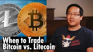 When to Trade Litecoin vs Bitcoin w Charlie Lee [upl. by Notlaw]