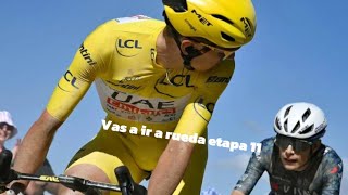 Etapa 11 del tour de francia dura batalla [upl. by Latterll]