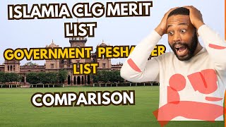 Islamia clg Merit List Government clg Peshawar  Comparison STOPING MERIT [upl. by Weywadt]