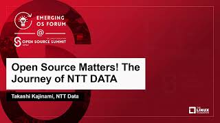 Open Source Matters The Journey of NTT DATA  Takashi Kajinami NTT Data [upl. by Dowd]