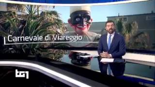 tg 1  Carnevale di Viareggio 2018 [upl. by Cutlor]