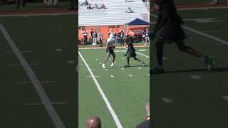 North Carolina WR Devontez Walker nice catches during the Senior Bowl practices [upl. by Nathaniel]