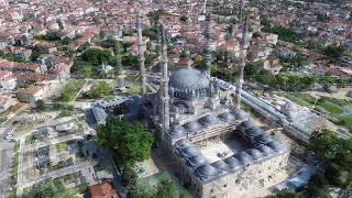 SELİMİYE CAMİİ MOSQUE DRONE ÇEKİMİ EDİRNE [upl. by Eiramassenav]