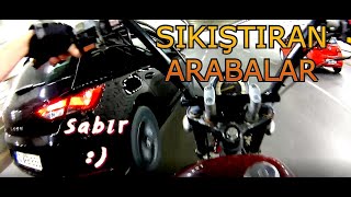 CHOPPERA İNSANLARIN TEPKİLERİ  SIKIŞTIRAN ARABALAR  YÜRÜMEYİ BİLMEYEN YAYALAR  motovlog 16 [upl. by Benzel]