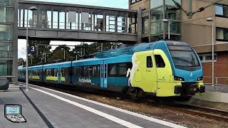 Emden Hbf mit WestfalenBahn FLIRT 3 FLIRT der FLIRT 3 schleppt DB Regio BR 146 IC2 als RE [upl. by Ricard]